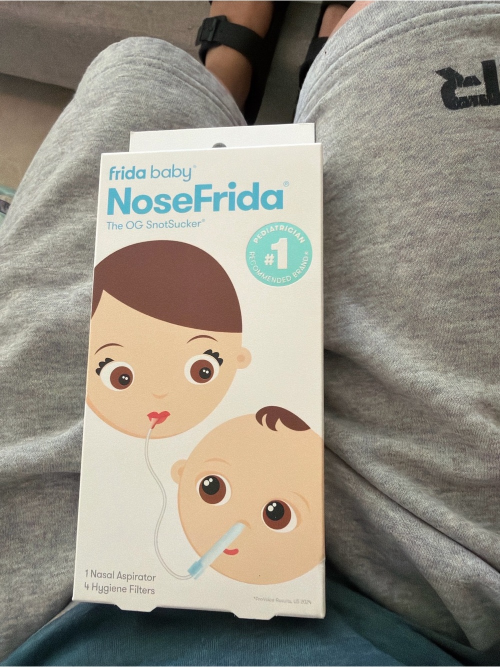 Frida Baby NoseFrida Nasal Aspirator - White/Blue